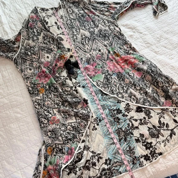 Johnny Was Ryder Vassilia Long Coat Cardigan Reversible XL - Picture 6 of 10